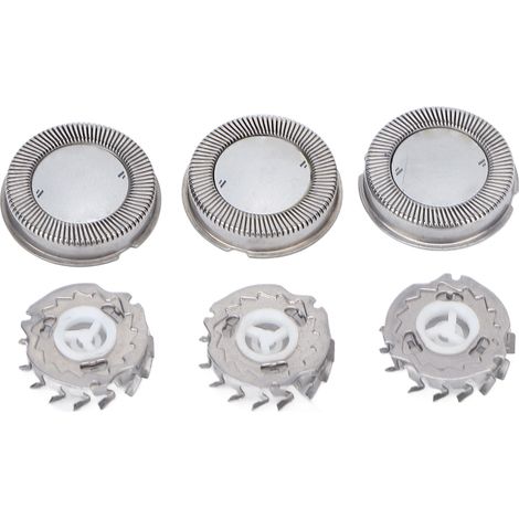 Tête de remplacement pour rasoir électrique Philips HQ3 HQ4 HQ5 HQ6, lame coupe-cheveux en acier inoxydable, bloc couteau compatible, pièce détachée rasoir homme. (1/5)