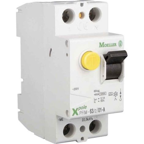 Interrupteur Eaton pxf-63/2/003 2 pôles sensibilité 30mA