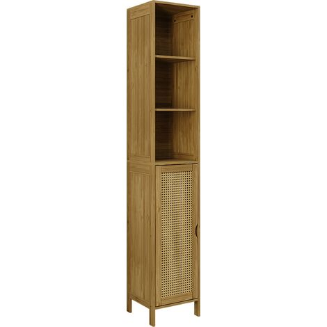 Mueble de baño Liora, Bambú, 30 x 170 cm, Vicco