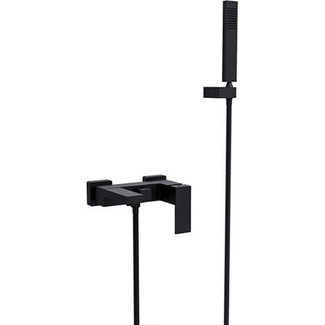 Grifo de bañera mural Besco Modern Varium negro (1/3)