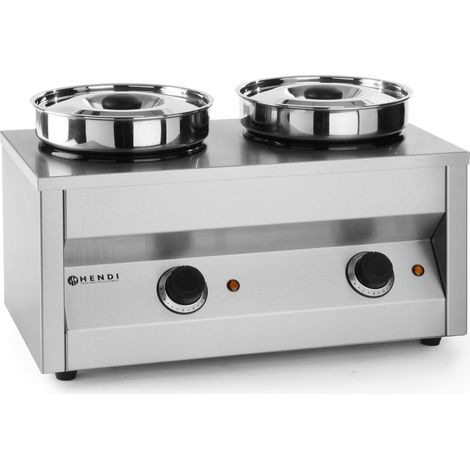Calentador eléctrico para sopas y salsas Thermosystem (2 unidades de 4,2 l) - Hendi 201206