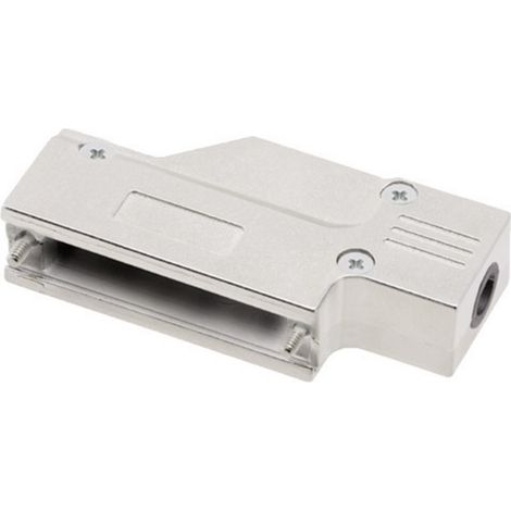 encitech DCMR25-FK-K 6560-0501-03 D-SUB Gehäuse Polzahl: 25 Vollmetall 180 ° Silber 1 St.