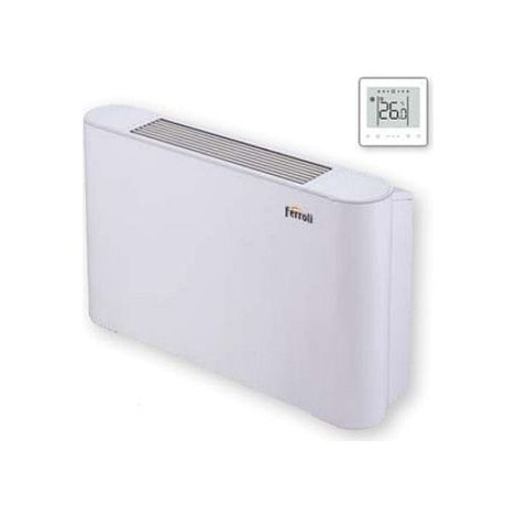 Ventilconvettore a pavimento/soffitto da arredo Ferroli Fan Coil JOLLY TOP - 3 Velocità Bianco VM150 Pot. Frig. 1,65 Kw - Pot. Term. 3,72 Kw TERMOSTATO INCLUSO (1/3)