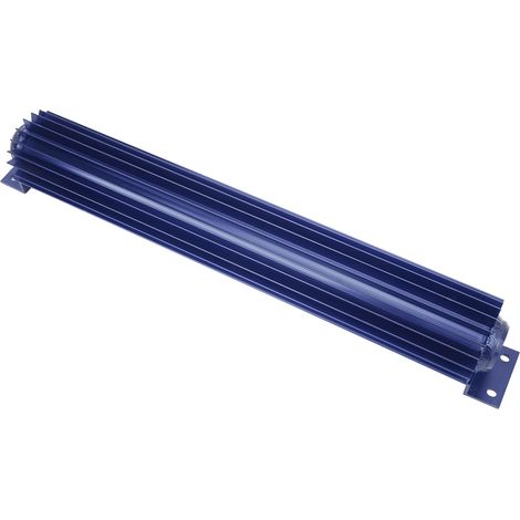 Radiateur d'huile de transmission en aluminium bleu anodisé 18 pouces, refroidissement rapide, universel pour voiture et camion (1/5)