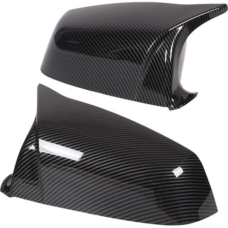 Innenspiegel mit Blinkern, Seitenspiegelabdeckung, Schutzgehäuse, Ersatz für BMW 5er F07 F10 F11, Carbon-Optik (1/5)