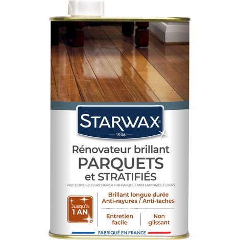 Rénovateur brillant protecteur pour parquets et sols stratifiés 1L STARWAX
