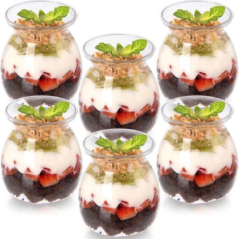 Dessert Cups 160ml, Set of 6 - Reusable & Versatile (1/5)