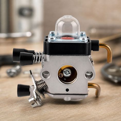 Carburateur pour débroussailleuse STIHL FS38 FS55 HL45 KM55, pièce de rechange en alliage métallique avec tube en laiton (1/4)