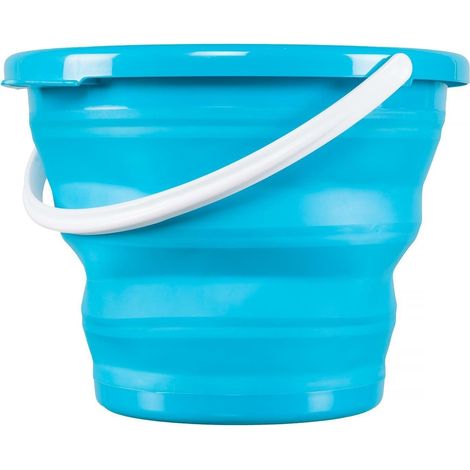 SECCHIO PIEGHEVOLE 10L, BLU, IN PLASTICA, per il giardino (1/3)