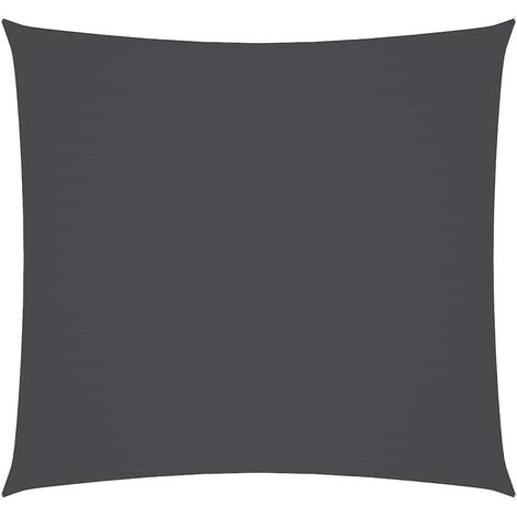 vidaXL Sunshade Sail Oxford Fabric Square 3,6x3,6 m Anthracite