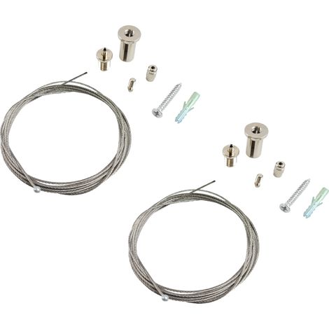 CABLE DE SUSPENSIÓN PARA PERFIL DE ALUMINIO Ø21MM (2 UD.) (1/2)