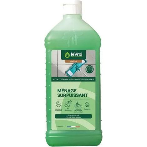Nettoyant carrelage surpuissant Le Vrai, 1L