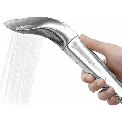 Chrome Shower Head Anti-Chlorine Water Filter Replaceable Cartridge, contains 5 (1/3)