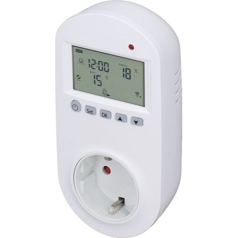 Contrôleur de température Wi-Fi 3500 W, installation facile, écran LCD, haute précision, thermostat intelligent pour reptiles, norme UE 230 V CA. (1/5)