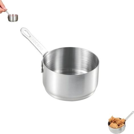 1 pezzo Pentolino da 100 ml, pentolino in acciaio inox, mini pentola, ciotola con manico, mini pentola con anello per appendere, multifunzionale (1/5)