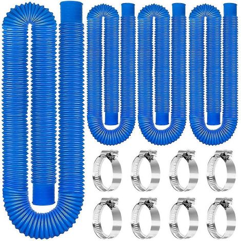 Tuyau de pompe de piscine, tuyau pour piscine enterrée, tuyau de remplacement en PE pour piscine, adapté aux pompes de filtration de piscine (1/4)