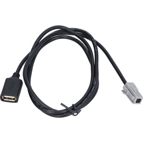 Cable de entrada de audio USB AUX para reproductores MP3 - Adaptador para coche Toyota Camry/Prius/RAV4 2012-2013 - ABS (1/5)