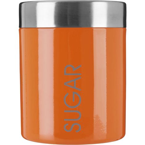 Premier Housewares Orange Enamel Sugar Canister (1/3)
