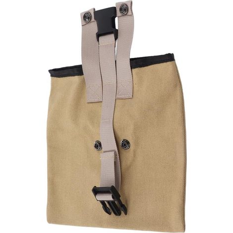 Sac de recherche de nourriture (kaki), tissu Oxford facile à nettoyer, sac de cueillette de champignons de verger Portable à grande ouverture (1/5)