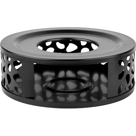 Chauffe-Thé En Acier Inoxydable - Support Pour Bougie Chauffe-Plat - Design À Jour Pour Théière Et Cafetière - Usage Domestique Et Commercial - 1 Pièce (1/5)