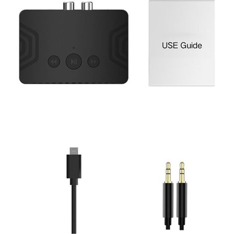 RéCepteur de Musique Bluetooth 5.3 Adaptateur Audio Sans Fil Haut-Parleur
