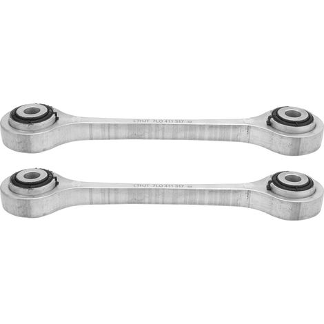 Jeu de 2 Biellettes de Barre Stabilisatrice Aluminium Gauche Droite 7L0411317 Argent Haute Résistance Remplacement pour Audi Q7 2007-2015 (1/5)
