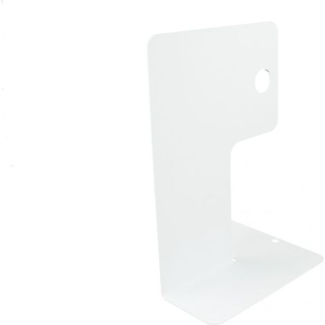 reggilibro in lamiera - 150 x 200 x 155 mm. - bianco (1/2)