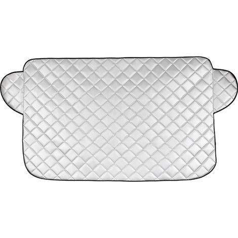 Lntyq Couverture de Pare Brise,Couverture Pare-Brise Voiture,Couverture Pare-Brise Voiture,Protection Solaire pour Pare-Brise de Voiture,Protection Pare Brise Voiture,Protege Pare Brise Soleil,Argent
