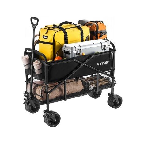 Chariot de Jardin Pliable - 300 L Chariot de Transport Utilitaire (1/5)