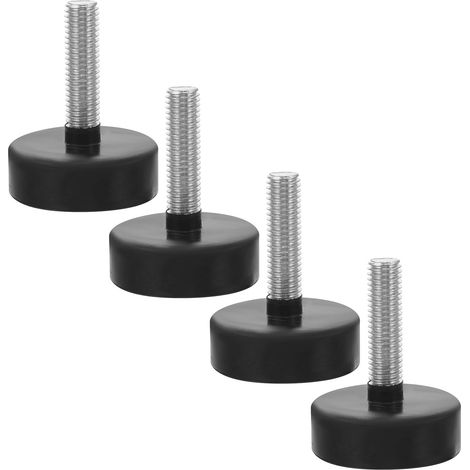 verstellbare Möbelfüße rutschfeste Gummibasis 40 mm M10