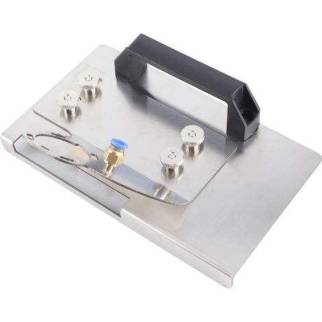 Soporte de aleación de titanio para amoladora angular: soporte fijo para corte de chaflán a 45° con sistema de montaje seguro para amoladoras angulares de hasta 45 mm de diámetro. (1/5)