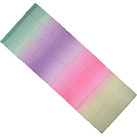 Rideau en tulle dégradé de 2,7 m, moderne et transparent, idéal pour les chambres et les salles de jeux, coloris : Lower Bean Paste (1/5)