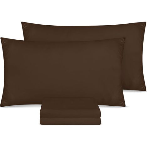 Filiyano – oreiller - Taille standard – Lot de 4 taies d'oreiller - Taille standard 50 x 75 cm - 100 % microfibre brossée, fermeture portefeuille (1/5)