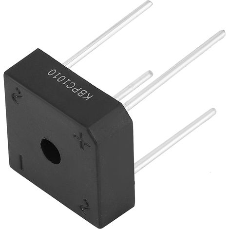 Pont redresseur pour appareils ménagers et circuits électroniques industriels 10 A 1000 V (5 pièces) (1/5)