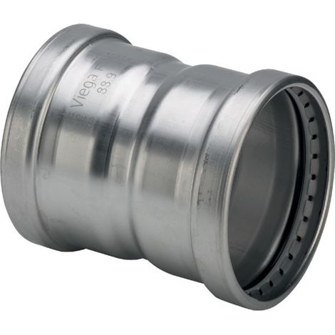 Viega Muffe Sanpress Inox XL 2315XL in 64,0mm Edelstahl (1/3)