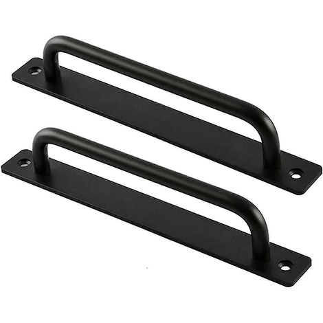 2 poignées de porte fixes robustes, poignées de porte de placard, poignées de porte coulissantes, poignées de porte de grange. (1/5)