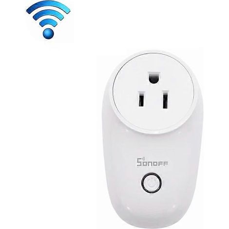 Prise connectée WiFi Sonoff S26 avec télécommande sans fil, compatible avec Alexa et Google Home, prise américaine (1/5)