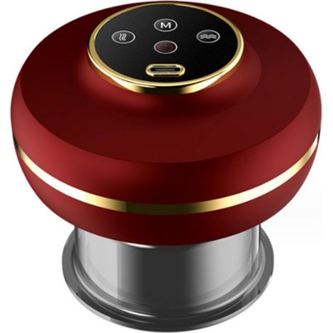 Appareil de massage électrique à ventouses avec 3 niveaux de température, outil de massage portable pour la maison, le bureau et les voyages.