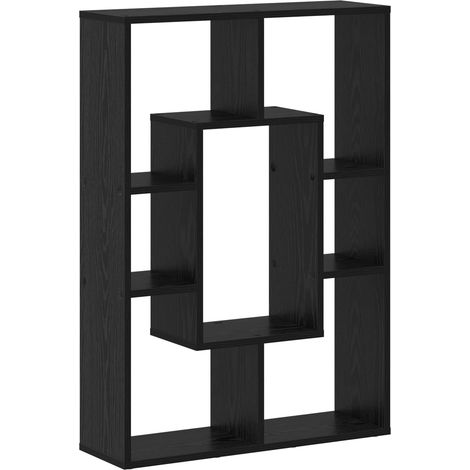 Maison Exclusive - Bücherregal Schwarz Eichen-Optik 63 x 20 x 90
