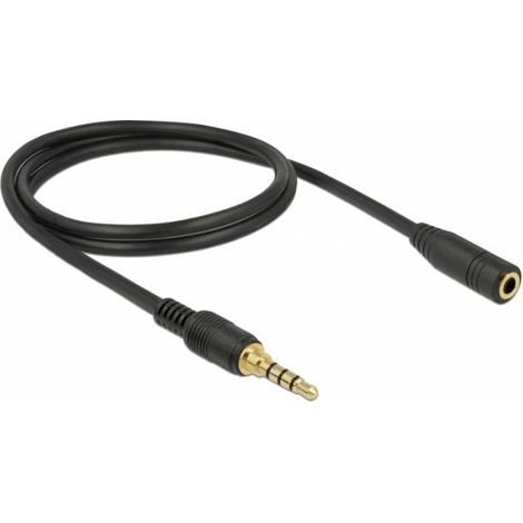 DeLOCK 85629 cavo audio 1 m 3.5mm Nero (1/3)