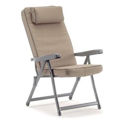 Metal-far Chaise longue plage pliable couleur sable