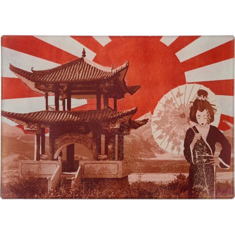 Surface de découpe en verre Japon by Cbkreation (1/3)