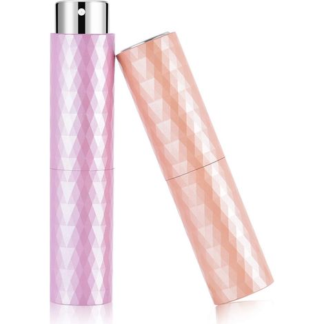 Atomiseur Parfum - 8 ml - Bouteille Pulvérisatrice Réutilisable avec Buse Cachée - Pour Parfum Cologne Eau de Toilette - 2 Pièces (1/5)