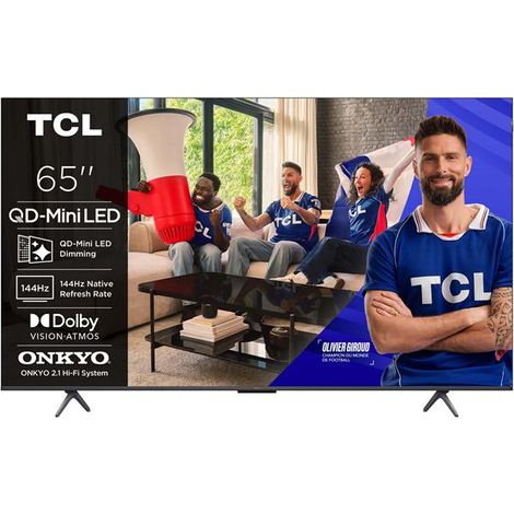 TCL P8L TV 85P8L QD-Mini LED 85", 4K HDR, Google TV, 144Hz VRR, Audio Onkyo 2.1