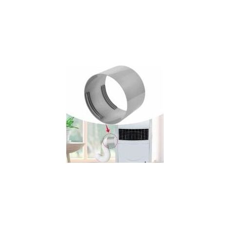 Climatiseur Adaptateur de Tuyau de Fenêtre Interface de Bouche Plate, Pour Tuyaux d’Évacuation Climatiseur Mobile De 150 Mm/5,9“ Pouces Et Aux Tuyaux d’Évacuation De Sèche-Linge Aucune Fuite， (1/5)