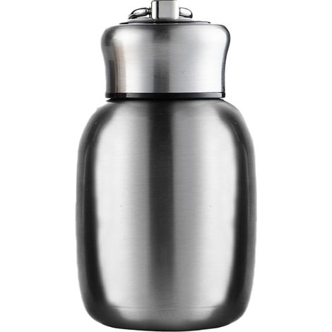 botella de agua, acero inoxidable, con aislamiento al vacío, a prueba de fugas, 280 ml, para deportes y escuela. (1/5)