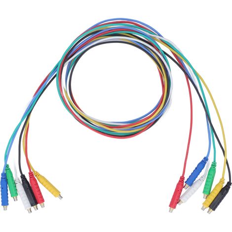 6 fils de test magnétiques souples en silicone 20AWG, 30V CA 5A pour thermostats, panneaux de contrôle et capteurs (lot de 6) (1/5)