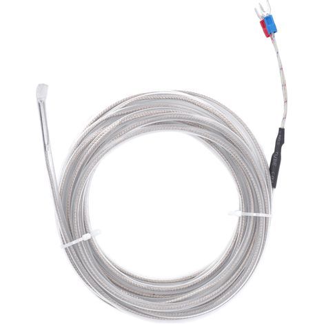 Sonde de capteurs de thermocouple de Type K BERM, capteur de température Anti-Corrosion étanche 5 M/16.4 pieds (1/5)