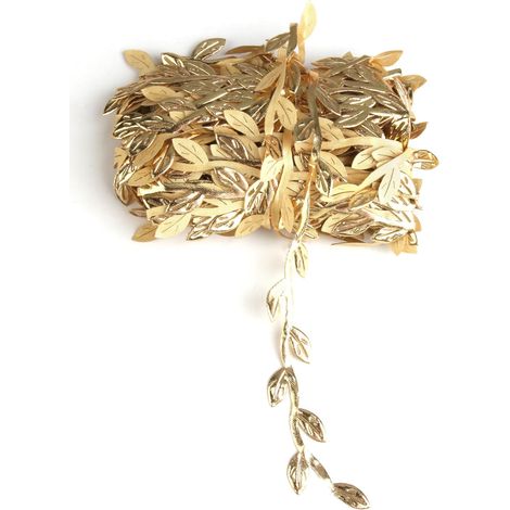 10M Guirlande Artificielle de Feuilles Feuille Garniture Ruban, Décoré de Vigne Communion Guirlande Fleurs Artificielles Décoré de Vigne pour Bricolage Artisanat Fête Mariage Bapteme Décoration (1/5)