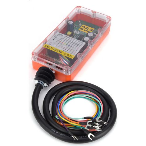 Télécommande sans fil industrielle avec émetteur-récepteur et 400 canaux (26 V-635 V) (1/5)